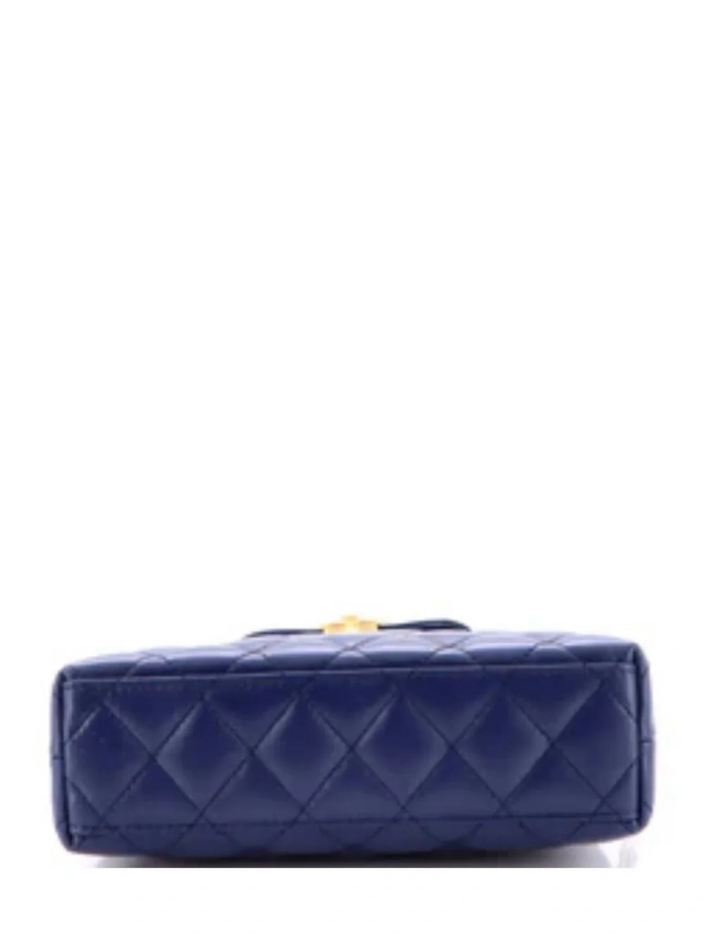 Brand New CHANEL Small Shopping Bag Dark Blue